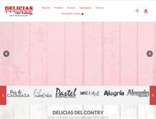 Tablet Screenshot of deliciasdelcontry.com